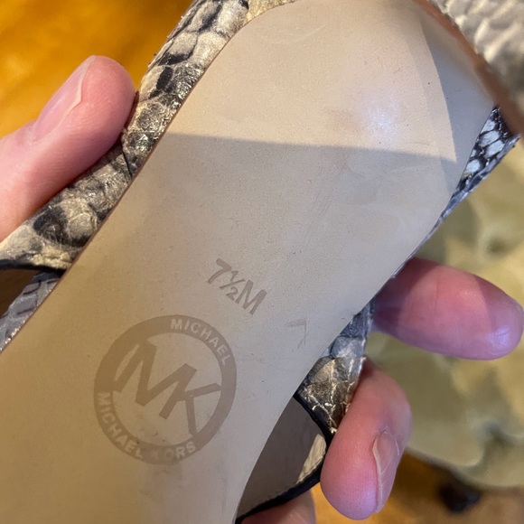 Michael Michael Kors snake print sandals (size 7.5) - Picture 6 of 7